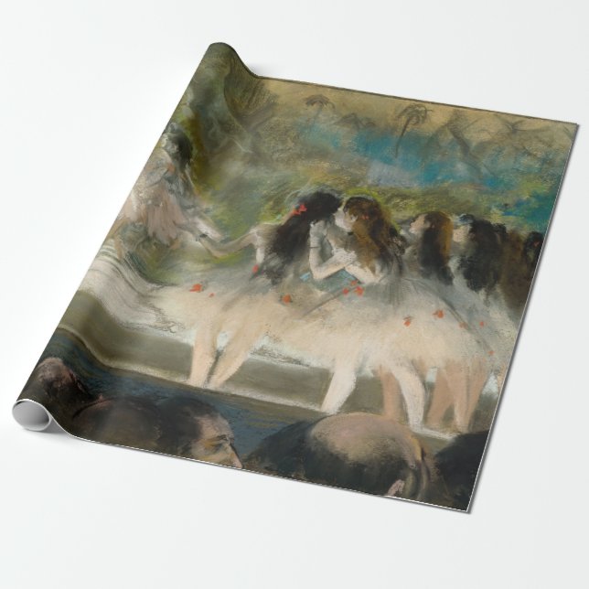 Papel De Presente Edgar Degas - Balé na Ópera de Paris (Desenrolado)