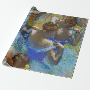 Papel De Presente Edgar Degas - Dançarinas Azuis
