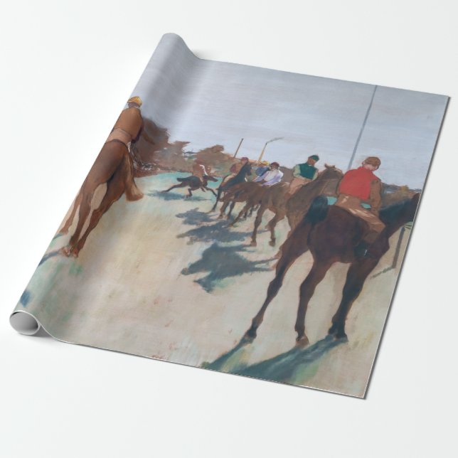 Papel De Presente Edgar Degas - O Desfile (Desenrolado)