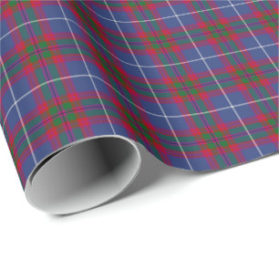 Papel De Presente Edinburgh Scotland Tartan Pattern