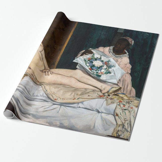 Papel De Presente Edouard Manet - Olympia (Desenrolado)