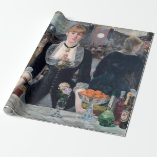 Papel De Presente Edouard Manet - Um Bar no Folies-Bergere