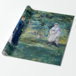 Papel De Presente Edouard Manet - Uma Partida de Croquet