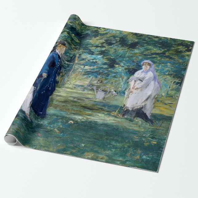 Papel De Presente Edouard Manet - Uma Partida de Croquet (Desenrolado)