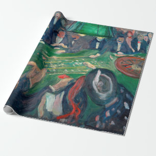 Papel De Presente Edvard Munch - A Mesa Roulette em Monte Carlo