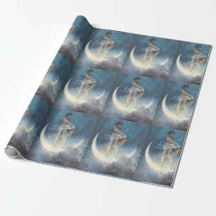 Papel De Presente Edwin Blashfield Stars Disparando Arte Nouveau
