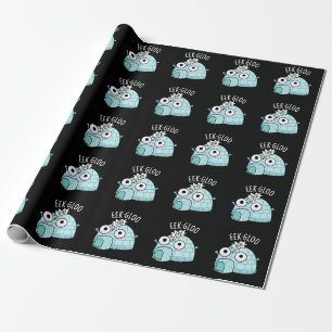 Papel De Presente Eek-gloo Igluu Engraçado Pun Fundo Escuro