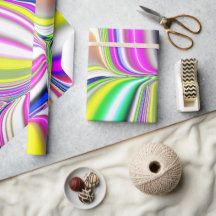 Efeito 3d da pintura de abstrato, em neon col