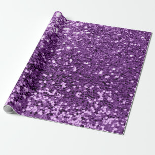 Papel De Presente Efeito brilhante do brilho Amethyst roxo violeta