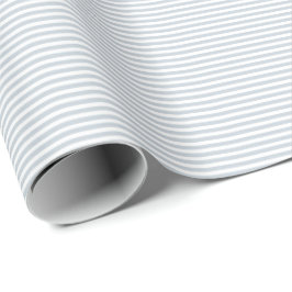 Papel De Presente efeito seersucker listra azul clássico préppy