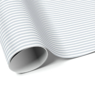 Papel De Presente efeito seersucker listra azul clássico préppy