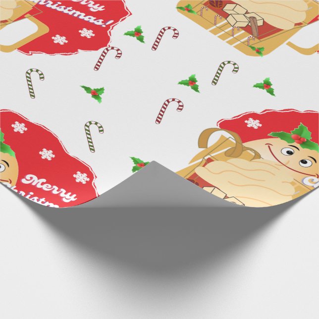 Papel De Presente Eggnog Wrap Natal 2023 (Ponta)