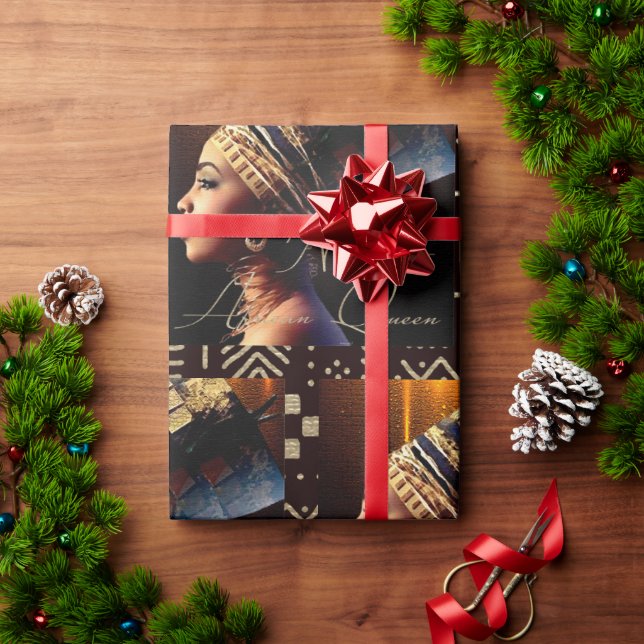 Papel De Presente Egito Rainha Nefertiti (Presente de Natal)