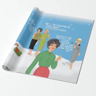 Papel De Presente Ei, desastre de trem, esta não é a sua estação.