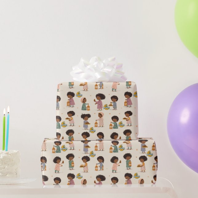 Papel de Presente Eid Mubarak em Rolo – Celebração (Presentes para festas)
