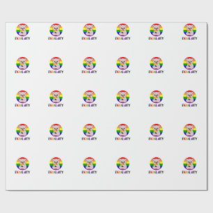 Papel De Presente Ekoalaty Equality Gay Koala Bear Engraçado LGBT Ra