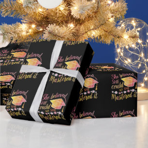 Papel De Presente Ela Acreditava Que Podia, Então Ela Mastrou O Form