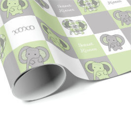 Papel De Presente Elefante