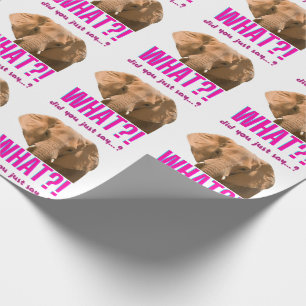 Papel De Presente Elefante, O Que Acabou De Dizer?