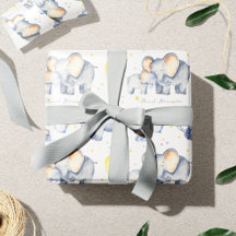 Elefante para Bebê Bonito com Mamãe de Aquarela