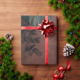 Papel De Presente Elegância Botânica Temperamental