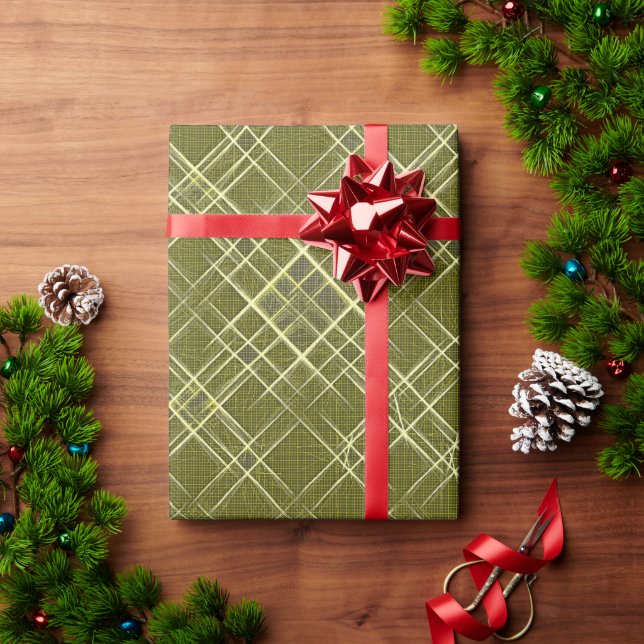 Papel De Presente Elegância em Xis (Presente de Natal)