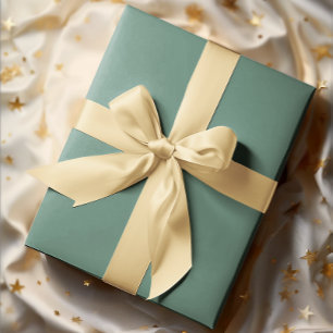 Papel De Presente Elegância Mudada - Teal do Oceano Sólido