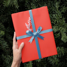 Elegant red wrapping paper, perfect for birthday g