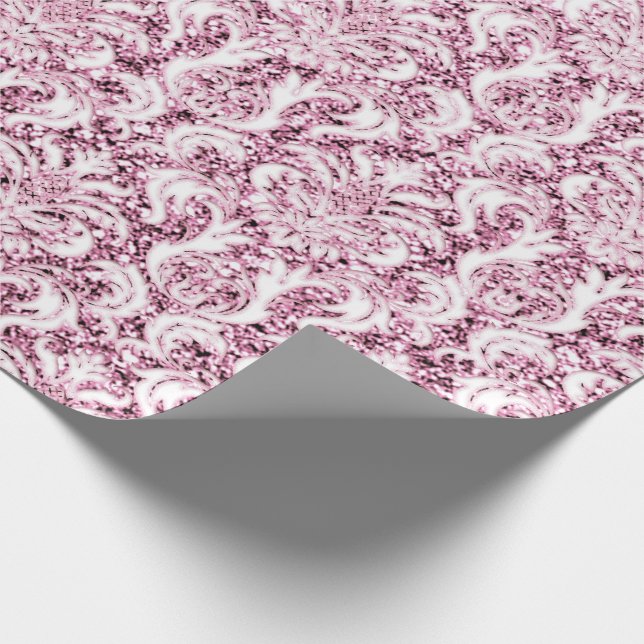 Papel De Presente Elegante branco Dourado, branco, cor-de-rosa-claro (Ponta)