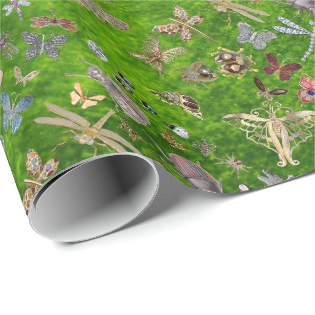 Papel De Presente Elegante Chic Chiny Glossy Wrappaper (Ponta do rolo)