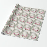 Papel De Presente Elegante de Bronze Brilhante, Rosa-Vidro, com Mola<br><div class="desc">Papel de enrolamento Elegante de Bronze brilhante,  de Mola Floral,  Cor-de-Água,  Rosa-Cor-de-Água. Único,  bonito,  na moda design. Fácil de ser personalizado. O estilo,  o tamanho e as cores da fonte podem ser alterados. Itens correspondentes disponíveis.</div>
