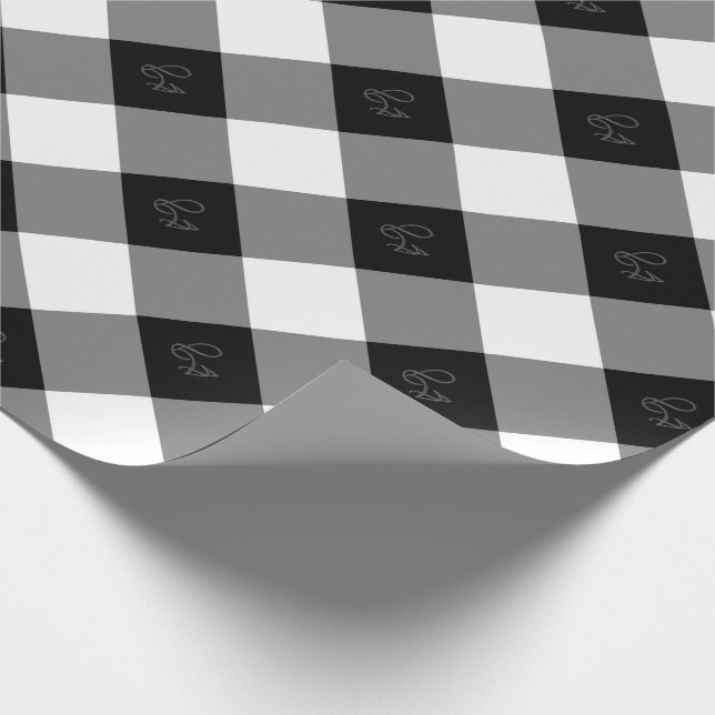 Papel De Presente Elegante Diamond Pattern (Ponta)