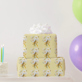 Papel De Presente Elegante flor de dáli moderna