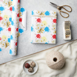 Papel De Presente Elegante flor de dázia moderna