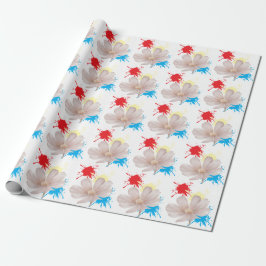 Papel De Presente Elegante flor de dázia moderna