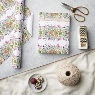 Papel De Presente Elegante flor de dázia moderna