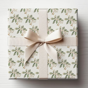 Papel De Presente Elegante Greenery Wraping Paper