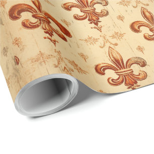 Papel De Presente Elegante Laranja de Halloween