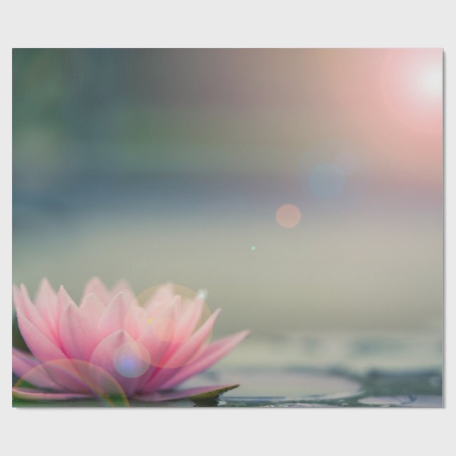 Papel De Presente Elegante Lotus Nature (Aberto)