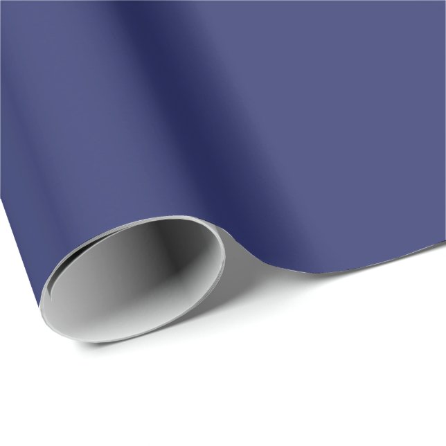 Papel De Presente Elegante marinho azul branco Magen David moderno (Ponta do rolo)