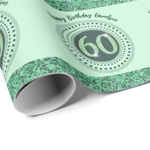 Papel de Presente Elegante para 60º Aniversário co