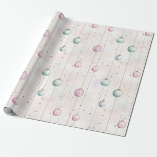 Papel De Presente Elegante Pastel Natal