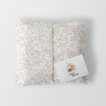 Elegante Romântico Padrão Floral do Vintage Beige