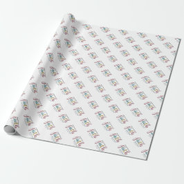 Papel De Presente Elegante Roteiro Para Nós Andamos Por Fé, Não Por