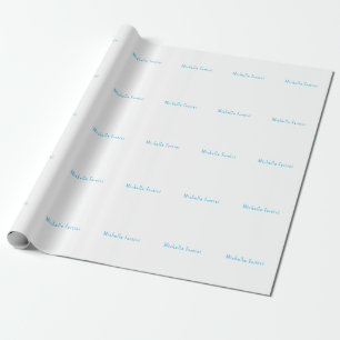 Papel De Presente Elegante Simples Minimalista