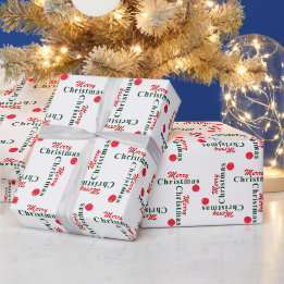 Papel De Presente Elegante Vintage Feliz Natal, Ornamento Prendendo