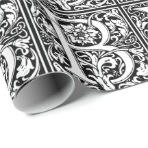 Elegante Vintage Floral - Letra B Monograma
