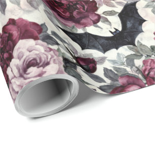 Papel De Presente Elegante Watercolor Halloween