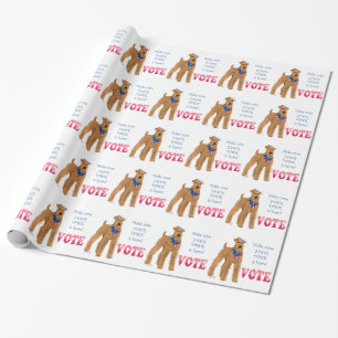 Papel De Presente Eleições do Terrier Irlandês