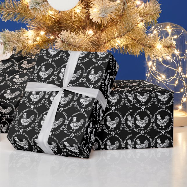 Papel De Presente Elevação de Galinha e Louvação de Jesus (Feriados)